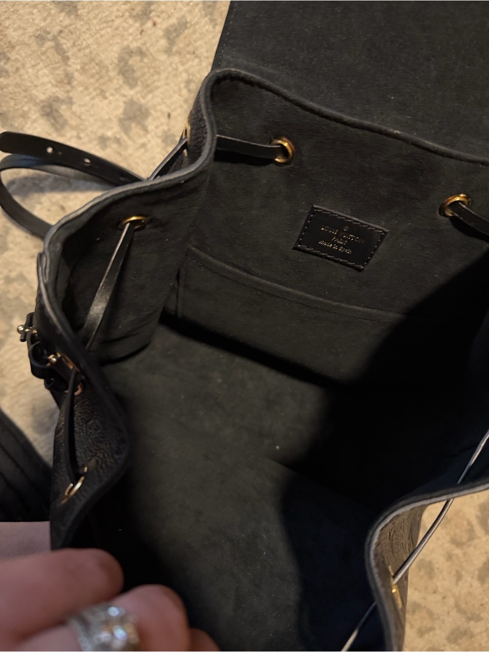 Louis Vuitton Monogram Empreinte Montsouris Backpack - Picture 5 of 14